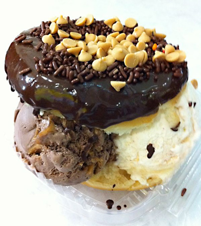 Doughnut Ice Cream Sandwich