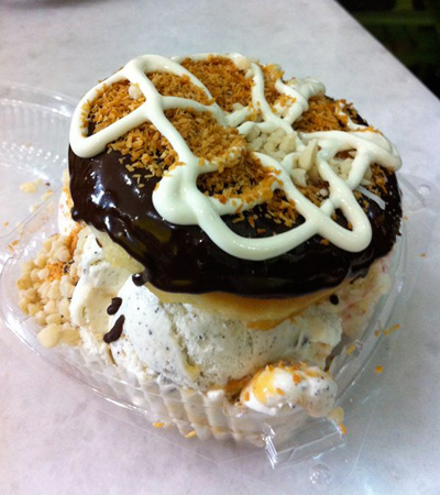 Doughnut Ice Cream Sandwich