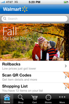 Walmart iPhone App 2011